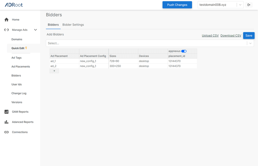 AdRoot Ad Manager